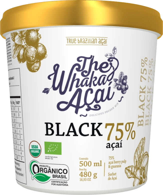 The Whaka Açaí Black 75%