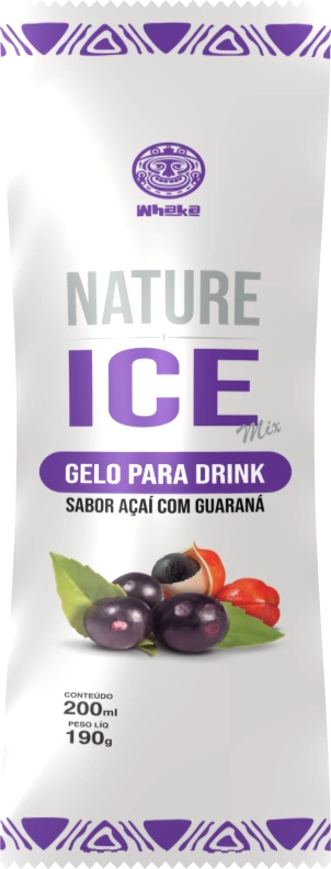 Gelo Saborizado, Açaí com guaraná, Whaka Natura Ice