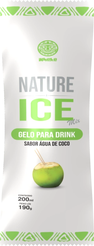 Gelo Saborizado, Água de coco, Whaka Natura Ice