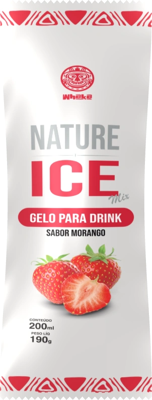 Gelo Saborizado, Morango, Whaka Natura Ice