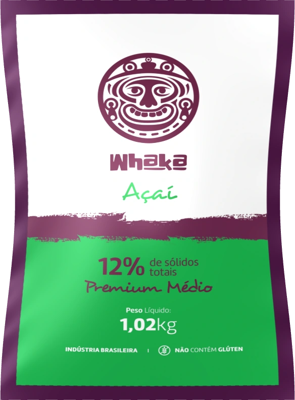 Polpa de Açaí Premium Médio 12%
